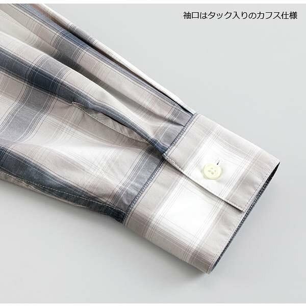 【M-XL】コットン オープンカラー ロングスリーブ シャツ 1694-01 開襟シャツ 長袖 ユナイテッドアスレ United Athle メンズ 男女兼用 チェック柄 カジュアル |  | 07