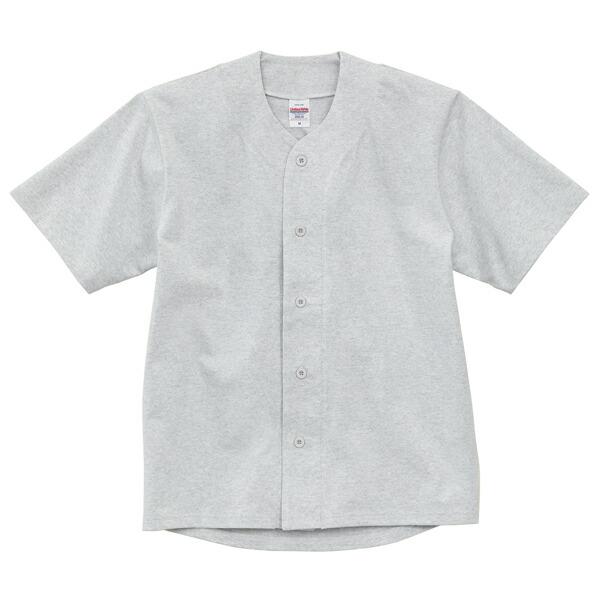 8.5オンス コットン ジャージー ベースボールシャツ United Athle ユナイテッドアスレ ヘヴィーウェイト 半袖シャツ メンズ レディース ユニセックス 4982-01 |  | 01