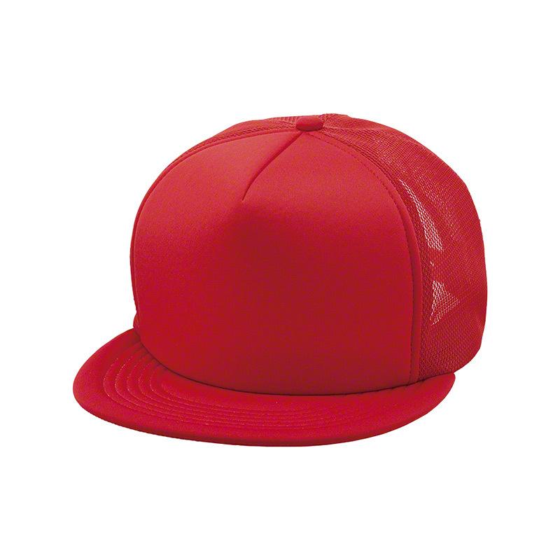 【処分品】フラットバイザー　メッシュキャップ/UNITED ATHLE(ユナイテッドアスレ)FLAT VISOR MESH CAP【9663-01】無地・帽子・スナップバック　男女兼用 | 