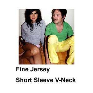 【処分品】American Apparel（アメリカンアパレル） ファインジャージー　ショートスリーブ　VネックＴシャツ【無地半袖・ユニセックス・男女兼用】2456 |  | 02