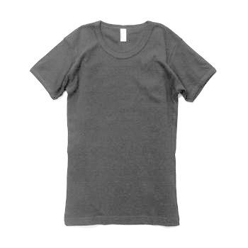 American Apparel（アメリカンアパレル）　レディース　ベビーリブ ベーシック ショートスリーブ Tシャツ 4305 無地半そで薄手女性 |  | 02
