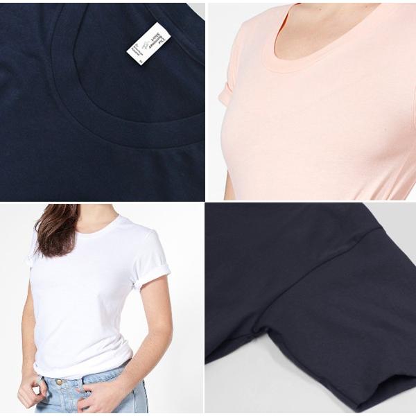 【処分品】American Apparel アメリカンアパレル 3.8oz シアジャージー ルーズクルーサマーＴシャツ【無地・半袖・ユニセックス レディースサイズ】(AAPP-T6402) |  | 01