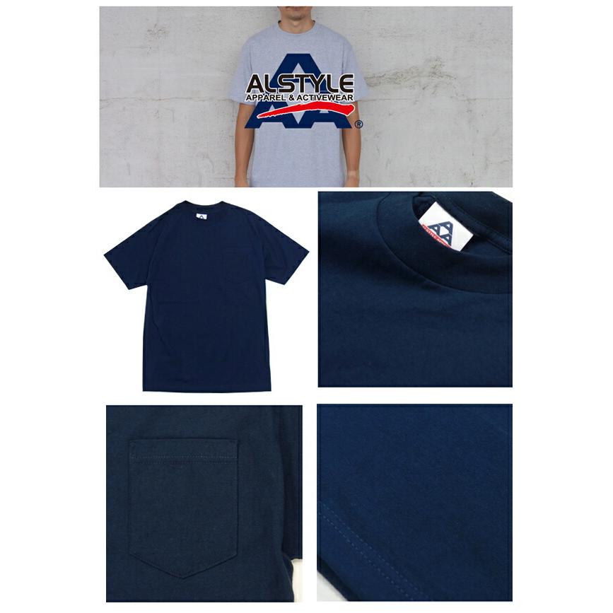 処分品】ALSTYLE(アルスタイル) 6.0oz ポケット Tシャツ【1305】AAA