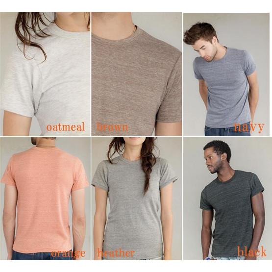 エコヘザーTシャツALTERNATIVE(オルタナティブ)・霜降りカラー【4.9oz 薄手半袖ショートスリーブ男女兼用・メンズ・・無地T1973】【取り寄せ】 |  | 01