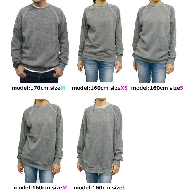 エコフリース ラグラントレーナー ALTERNATIVE(オルタナティブ)【7.75oz裏起毛メンズレディースユニセックス9575】スウェット・クルーネック(0125) |  | 02