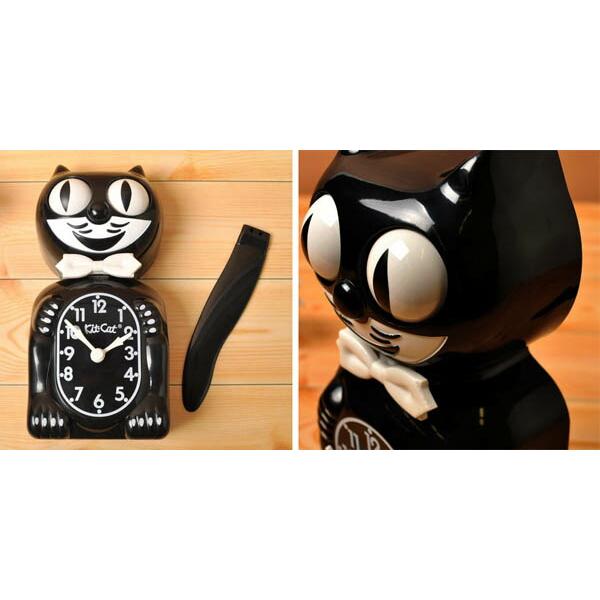 【Kit Cat Clock　キットキャットクロック・ブラック】【送料無料（沖縄除く）】壁掛け時計・インテリア・猫・ネコMADE IN USA |  | 02
