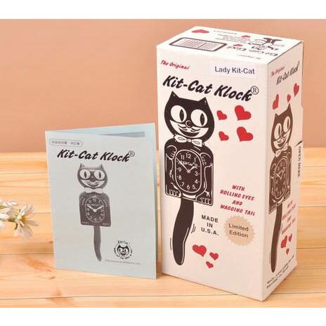 【Kit Cat Clock　キットキャットクロック・ブラック】【送料無料（沖縄除く）】壁掛け時計・インテリア・猫・ネコMADE IN USA |  | 03