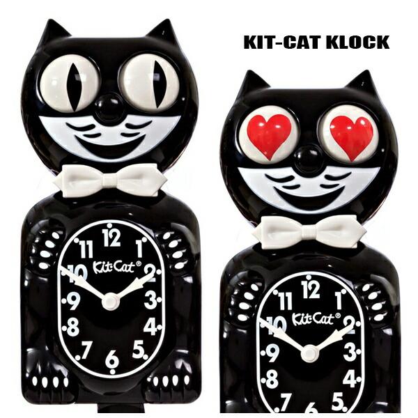 キットキャット　kit-cat 時計　USA ガレージ アメリカン　1個 正規品 キットキャットクロック ハート キット キャット クロック