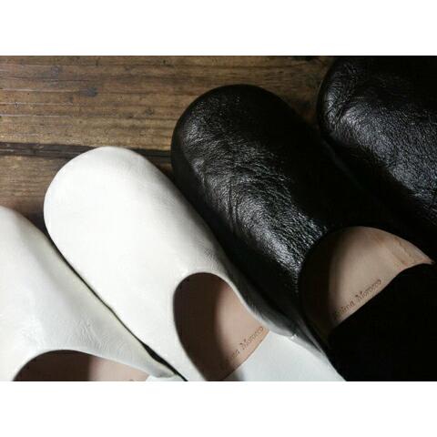 【メンズ】Fatima Morocco(ファティマモロッコ)メンズシンプルバブーシュ　革製品・レザー・スリッパ・男性用（無地革製スリッパ |  | 01