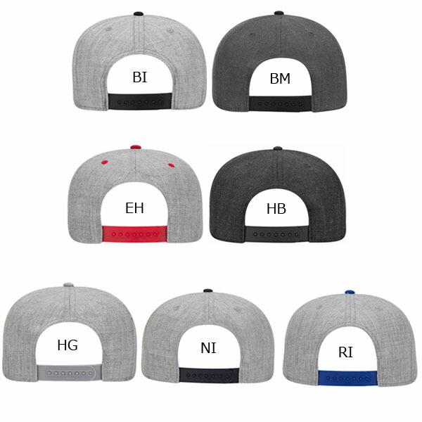 ヘザーカラー】OTTO CAP ヘザーウールブレンド フラットバイザー