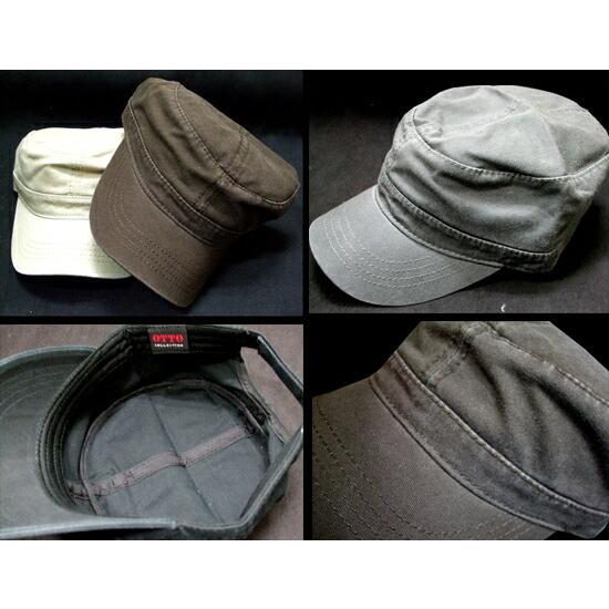 OTTO CAP（オットーキャップ）ウォッシュドコットン ミリタリー