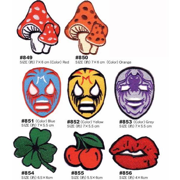 PATCH（ワッペン）クローバー・チェリーマスク他 |  | 01