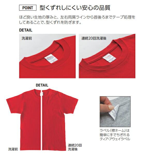 100-150サイズ【カラー1】5.6oz ヘビーウエイト Tシャツ Printstar プリントスター 無地 半袖 Ｔシャツ 綿 コットン やや厚手 キッズ 子供 00085-CVT |  | 05