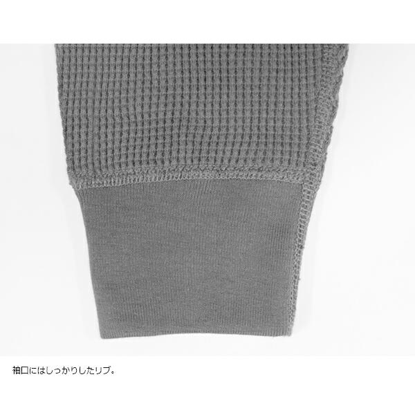 コットンサーマルTシャツ 【 United Sports Headline/ユナイテッドスポーツヘッドライン】長袖 ロンT ロングスリーブ USP--T1210　無地メンズインナーワッフルT |  | 04