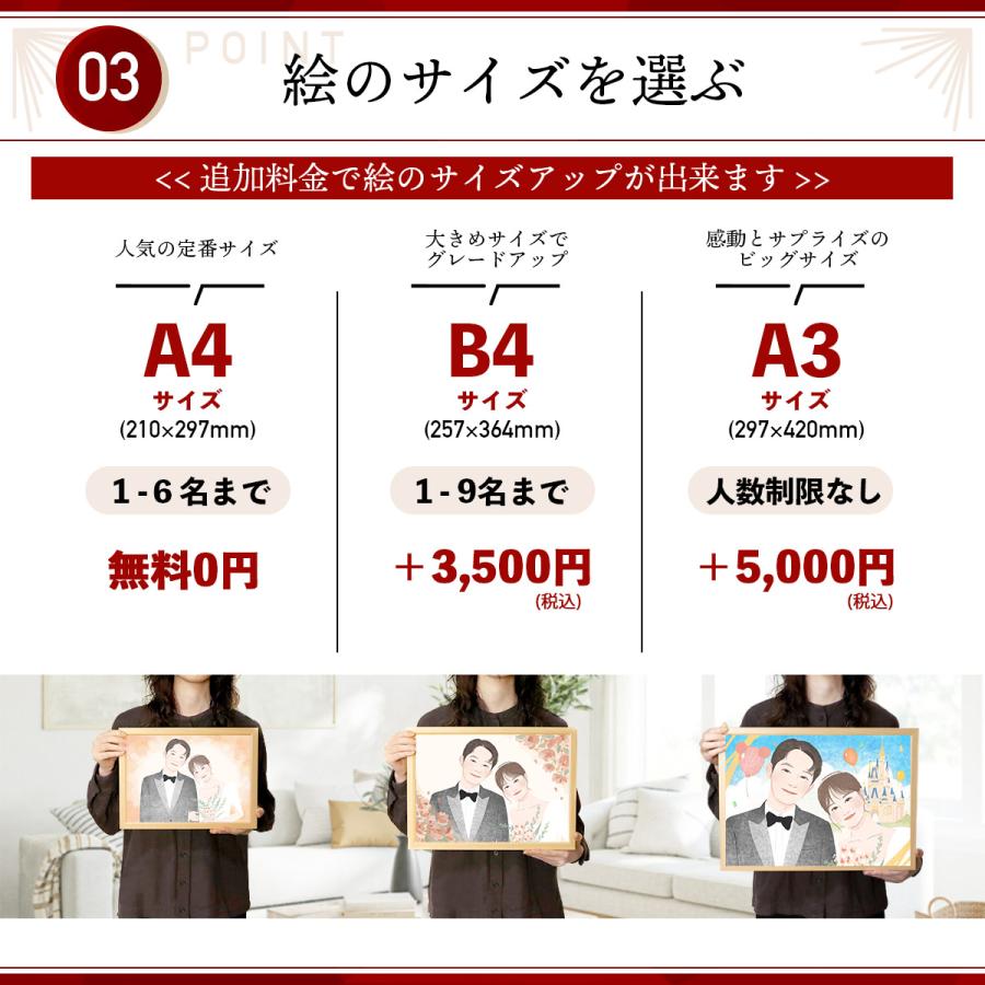 似顔絵 プレゼント 古希 還暦 喜寿 傘寿 米寿 卒寿 百寿 安い 写真から 急ぎ イラスト 女性 男性 お祝い ギフト 金婚式 |  | 13