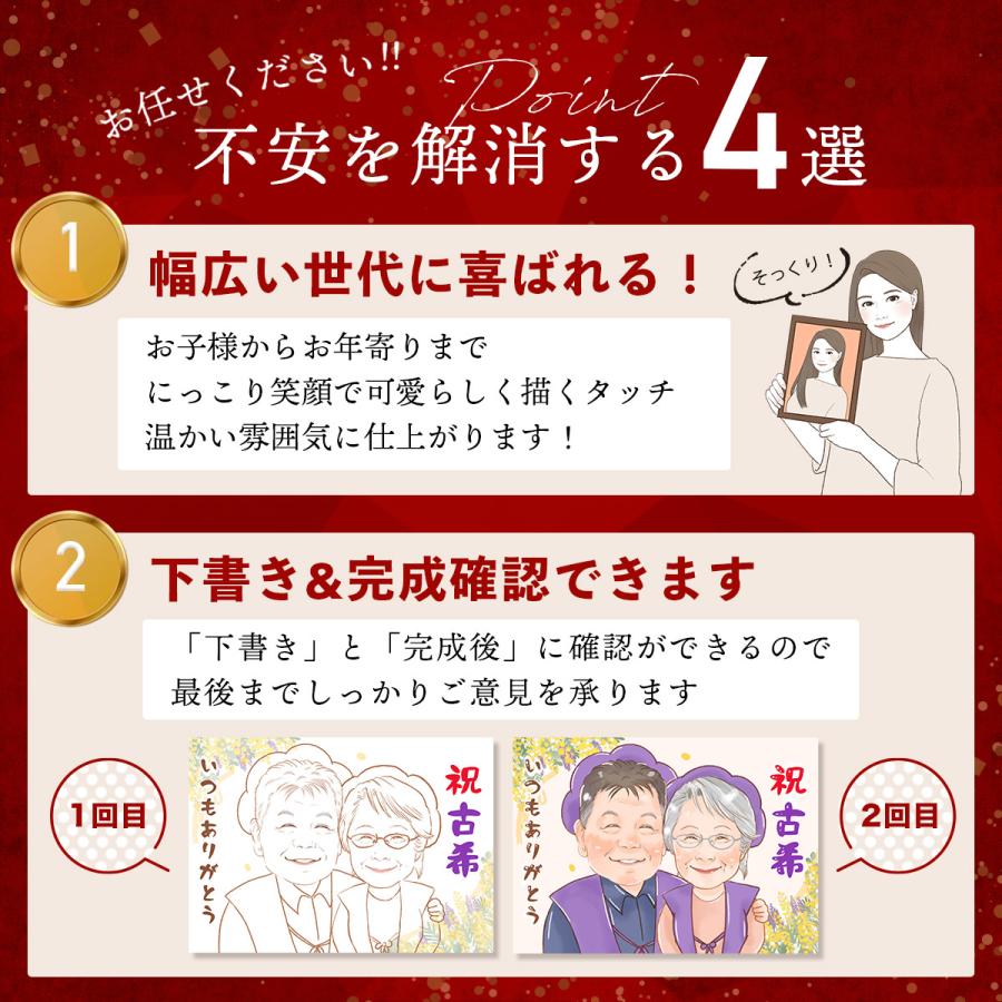 似顔絵 退職 プレゼント 安い 急ぎ 退職祝い 定年退職 60代 男性 女性 イラスト 記念品 送別 お礼の品 |  | 07
