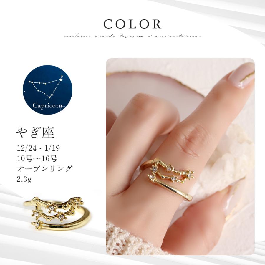 指輪 オープンリング リング レディース 12星座 誕生日 ゴールド シンプル フリーサイズ ホロスコープ 大人可愛い かわいい R2111 Finn Basic 通販 Yahoo ショッピング