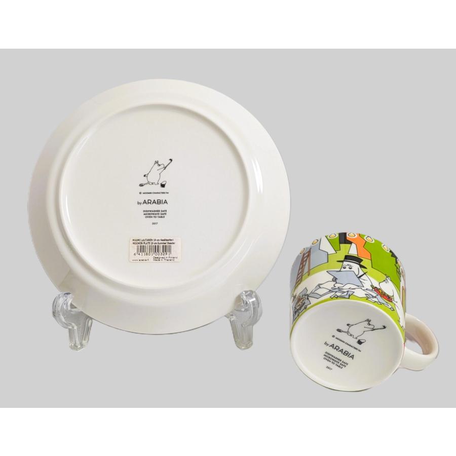 ARABIA（アラビア） ムーミン 2017年 サマー限定 マグ プレート セット