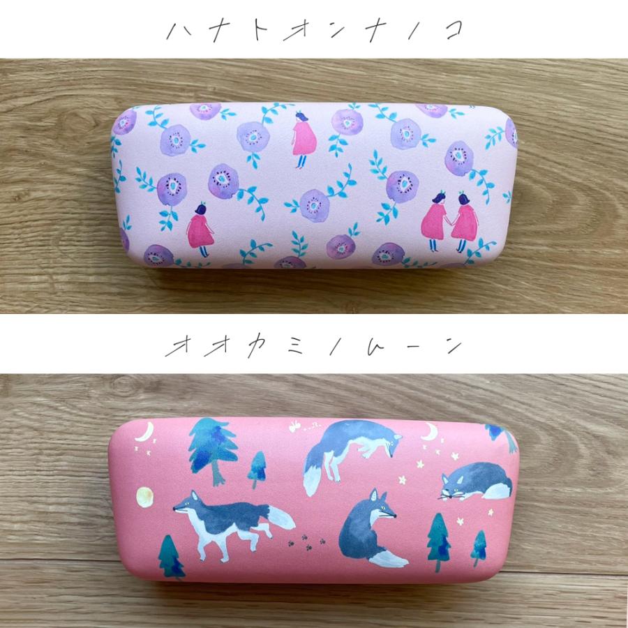 メガネケース プレゼント ギフト ハード おしゃれ スリム メガネ拭き付