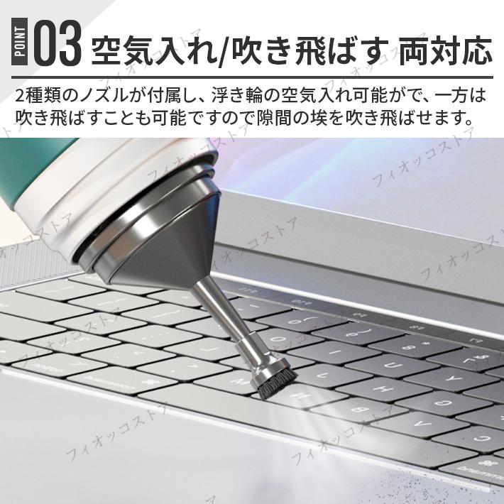 折り畳み 一台三役 車用 掃除機 ハンディクリーナー 浮き輪空気入れ 吹き飛ばす 120W 14000Pa吸引力 LED付 充電式 乾湿両用 車内 家庭 オフィス 高級感 多機能｜fiocco-store｜07