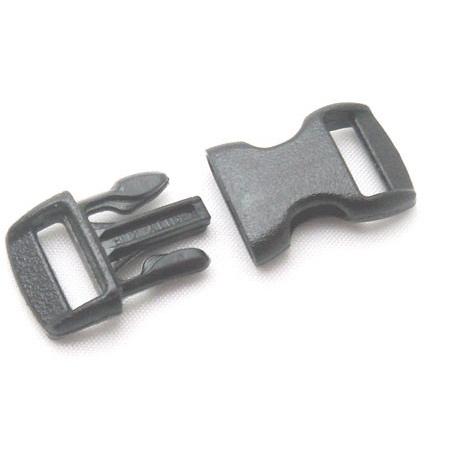 1000個セット クロ 10mm 猫首輪 プラスチックバックル 重さで外れる