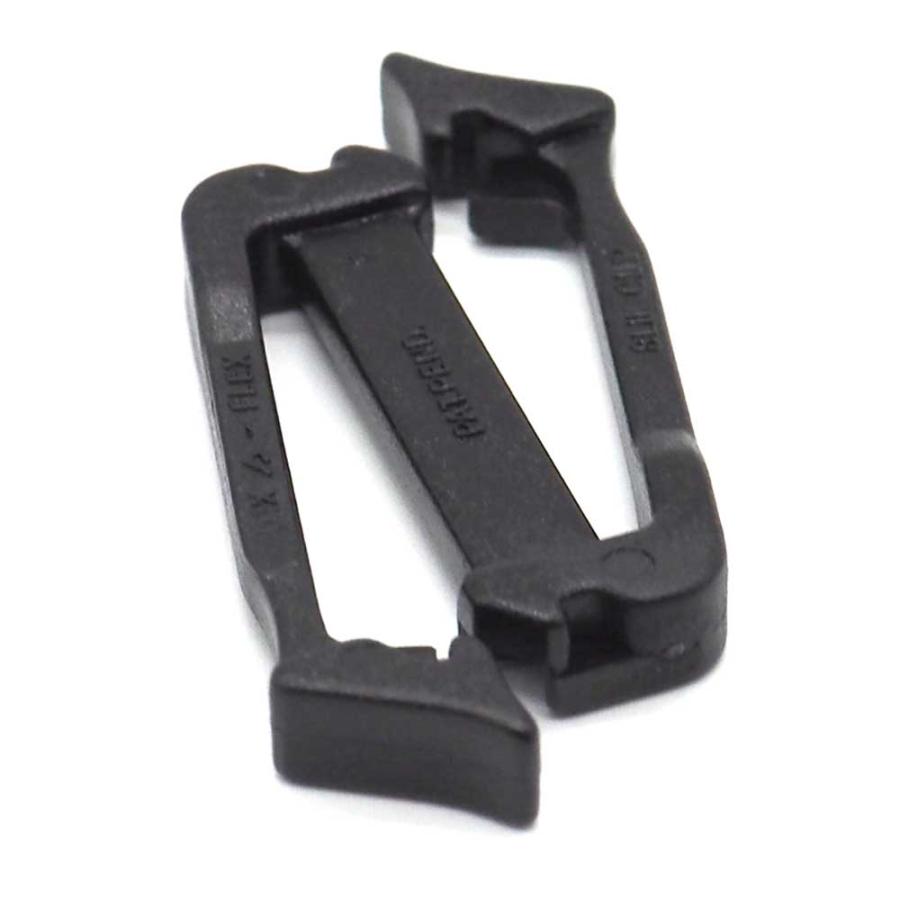 duraflex 25mm クロ 黒 DUAL SLIK CLIP 25ミリ デュアル スリック