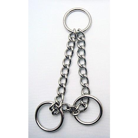 ハーフチョークチェーン ステンレス 中型犬用 シルバー マルカン3連lサイズ H 日本製 H 09ni 首輪とキーホルダーのパーツのお店 通販 Yahoo ショッピング