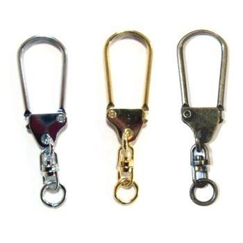 キーホルダーパーツ金具　回転カン　フック式　ゴールド　500個セット