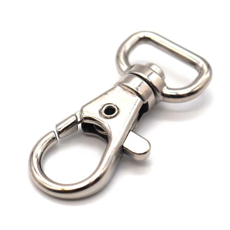 小レバーナスカン シルバー ナスカン キーホルダーパーツ 金具 10ミリ