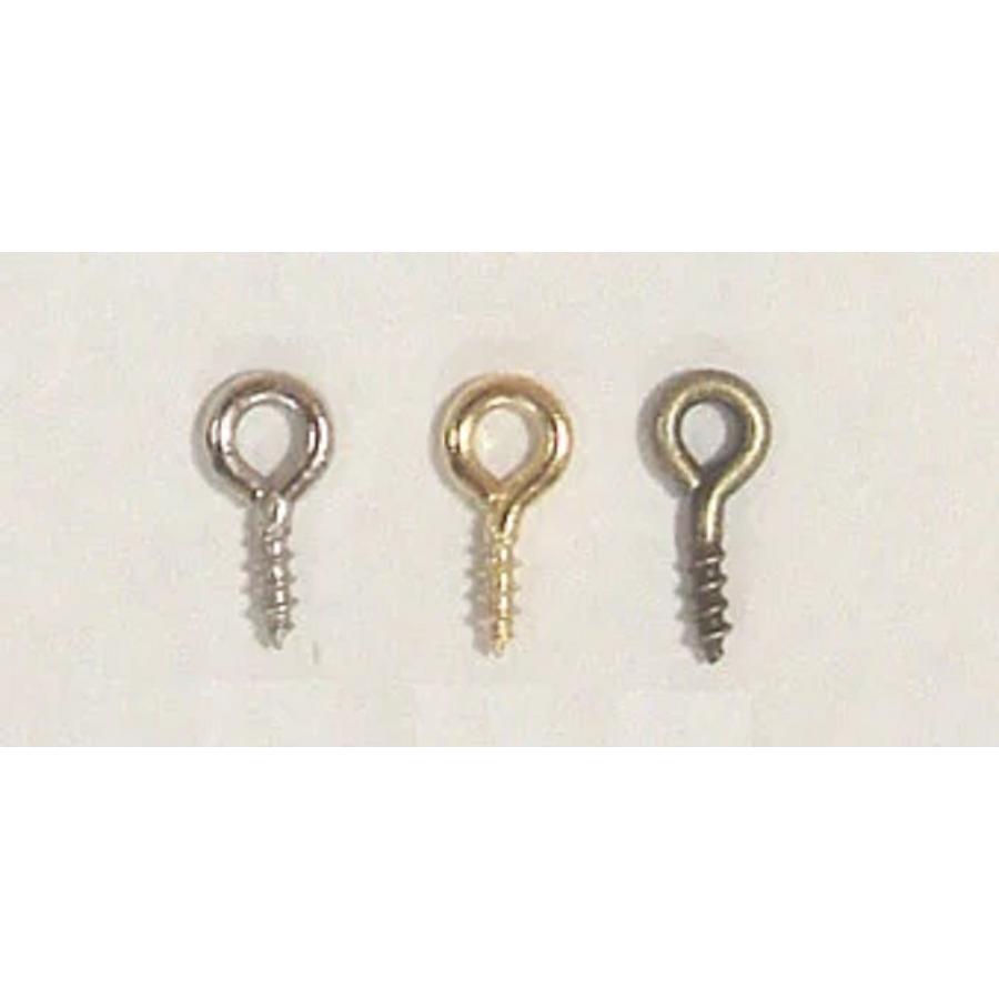 100個セット ヒートン ブロンズ 1.8mm内径×10mm長さ Q18800-06BZ