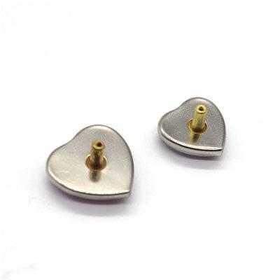 日本製 カシメ 飾りカシメ ハートMサイズ（10mm×11mm） カラー 足長さ
