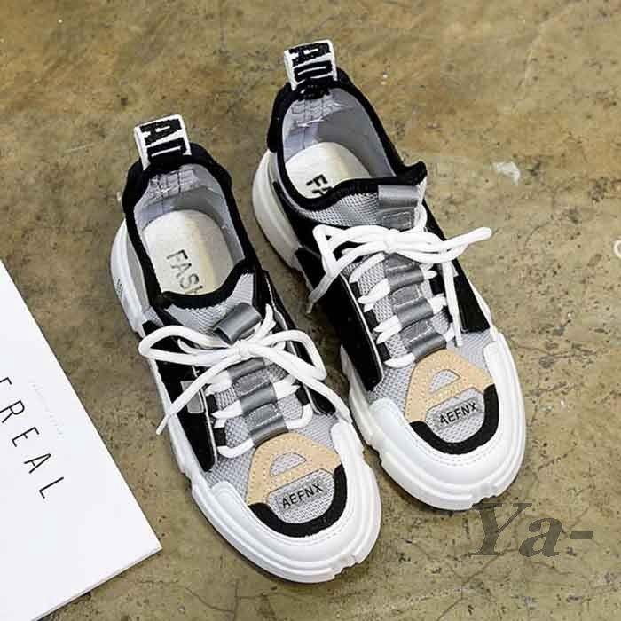 ランニングシューズ レディース おしゃれ ハイカット スポーツ 靴 厚底