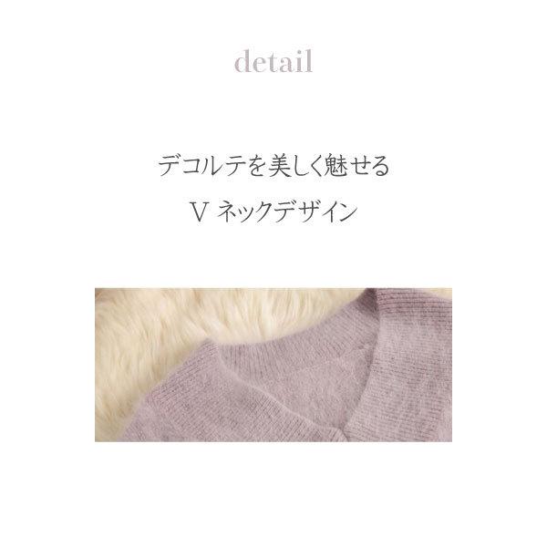 ニットワンピース ニット 可愛い レディース 冬 モヘアニット ふわふわ