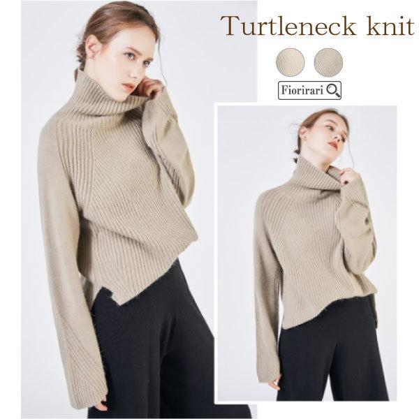 ニット レディース タートルネック ゆったり 体型カバー 冬 長袖 タートルニット ベージュ オフホワイト 30代 40代 50代 Top050 キッズアンドレディース Fiorirari 通販 Yahoo ショッピング