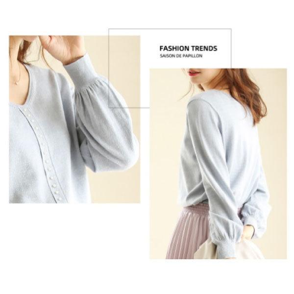 トップス ニット レディース 長袖 春 きれいめ オフィス OL