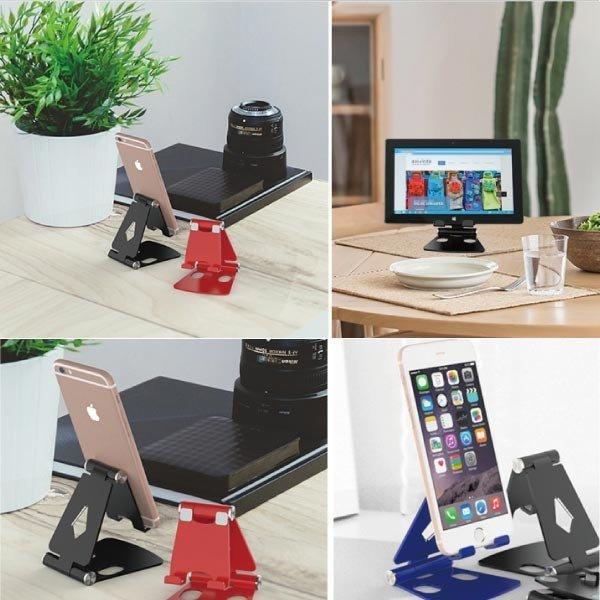 スマホスタンド 卓上 折りたたみ式 コンパクト 角度調整 テレワーク iPhone Android iPad XPERIA Galaxy | FIPRIN | 04