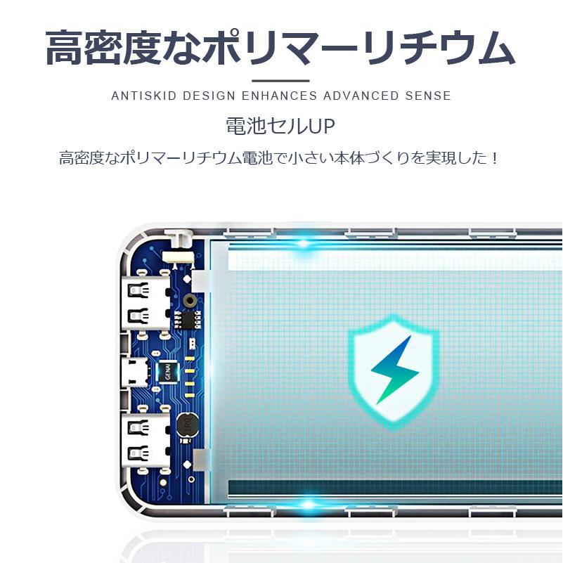 モバイルバッテリー 大容量 軽量 薄型 2個セット 13000mAh 3台同時充電 PSE スマホ携帯充電器 iPhone 16 15 14 XsMAX XR Android 送料無料 アイコス タイプc | FIPRIN | 06