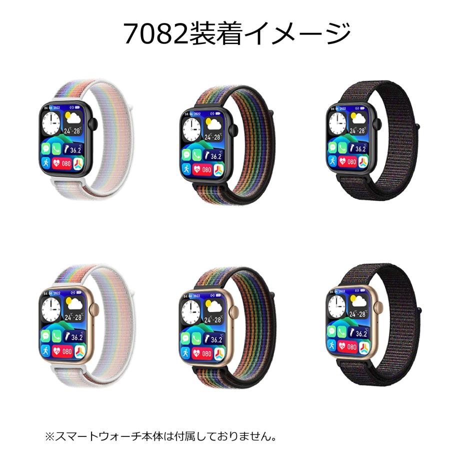スマートウォッチ用 交換バンド ベルト シリコン ステンレス ナイロン FIPRIN7262 FIPRIN7228 FIPRIN7082 バンド幅22mm |  | 16