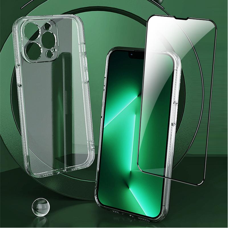 FIPRIN iPhone17 ケース ガラスフィルム セット クリア iPhone15 pro