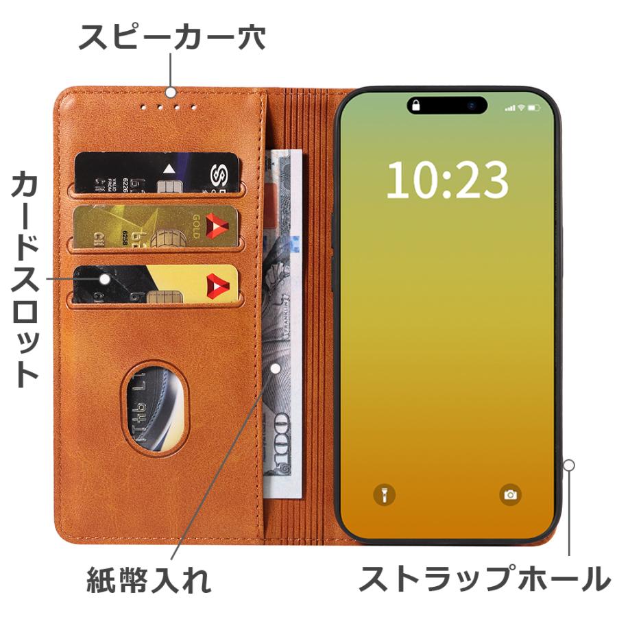 iPhone17 ケース 手帳型 スマホケース レザー iPhone17Pro iPhone17Air iPhone17ProMax iPhone16 iPhone16Pro iPhone16Plus iPhone16ProMax マグネット | FIPRIN | 14
