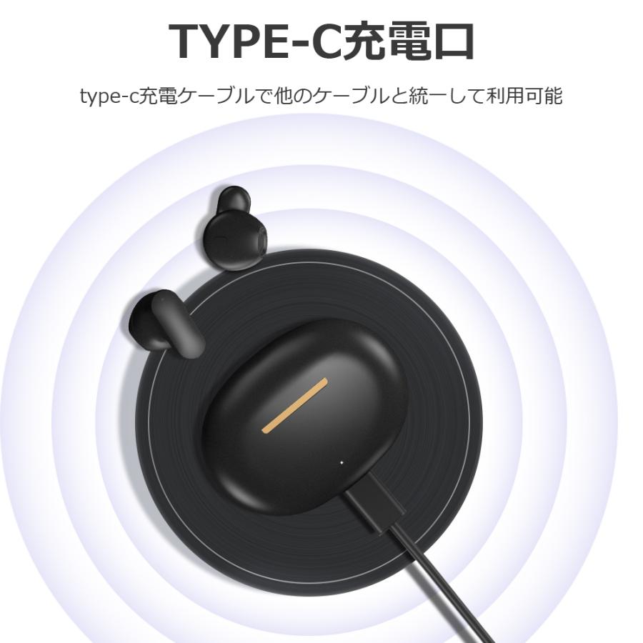 FIPRIN ワイヤレスイヤホン Bluetooth5.4 コンパクト 日本語音声ガイド