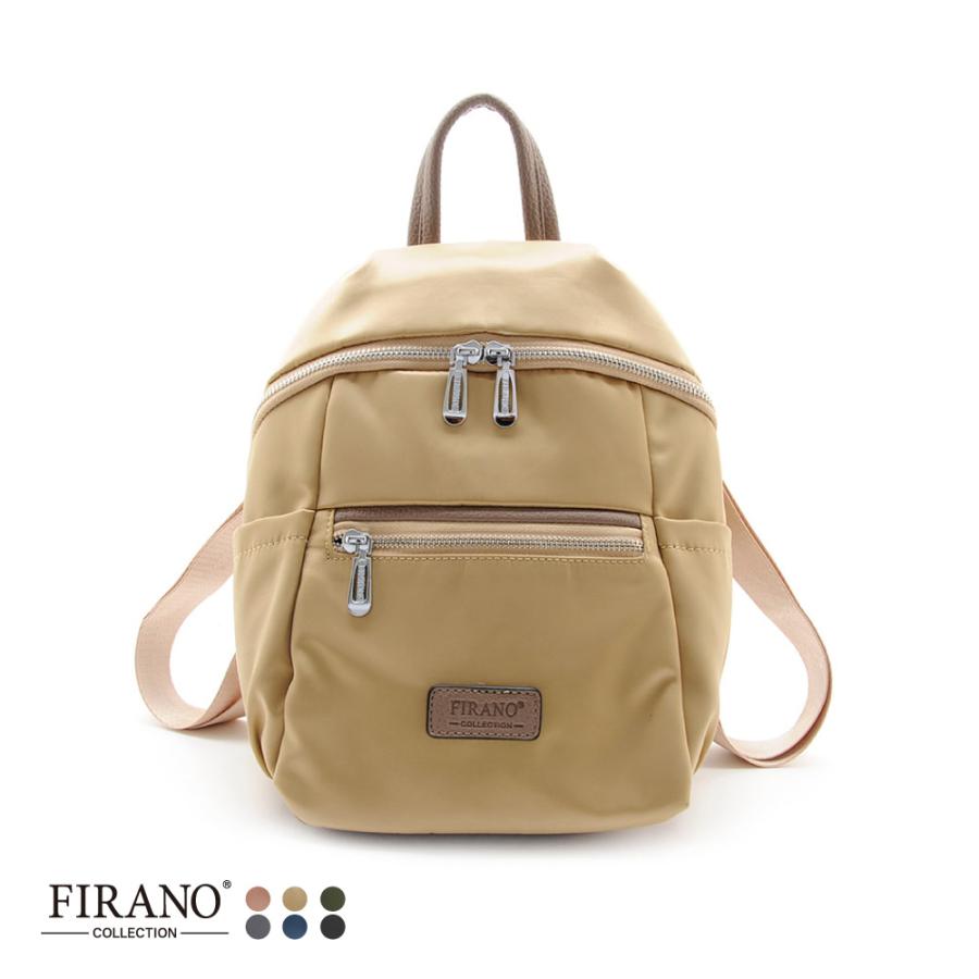 FIRANO（フィラノ） はっ水軽量ナイロンダブルファスナーリュック