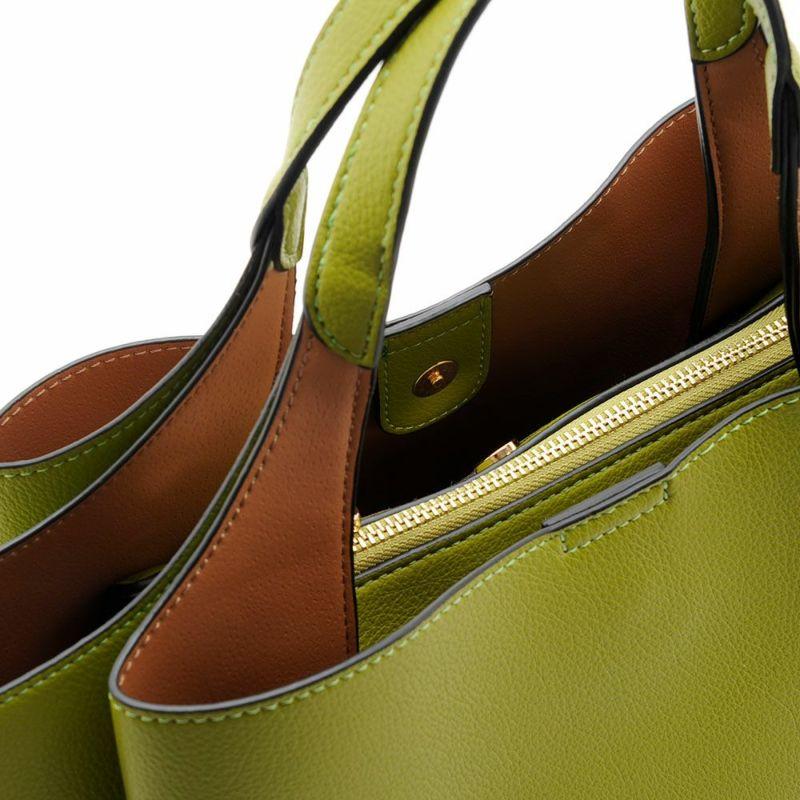 FIRANO バイカラーハンドルハンドバッグ レディース ARNO LABEL