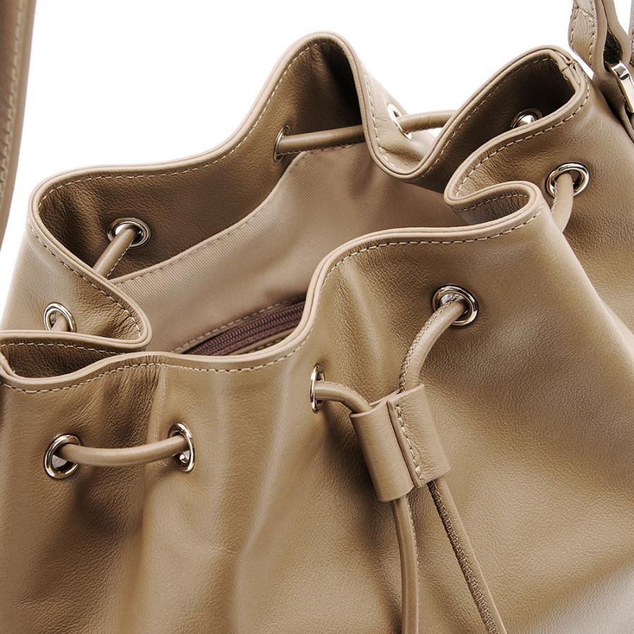 FIRANO（フィラノ） スムースレザードローストリング本革2WAYバッグ