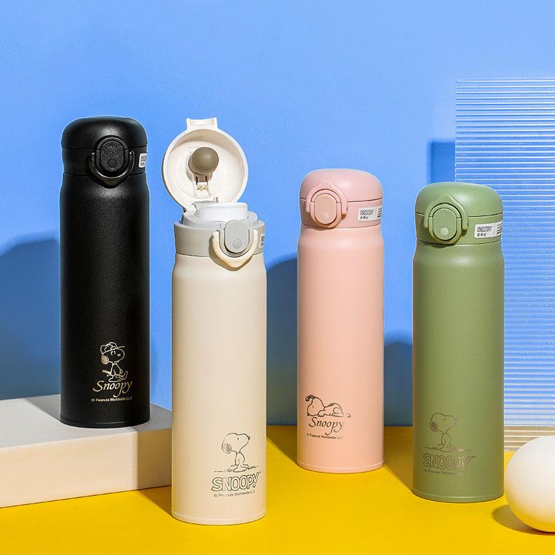 スヌーピー 水筒 500ml 魔法瓶 軽量 保温保冷 おしゃれ かわいい こども マグ ワンタッチ サーモス Color4 誕生日 お祝い 記念品 C0028a6e7 Firbraves 通販 Yahoo ショッピング