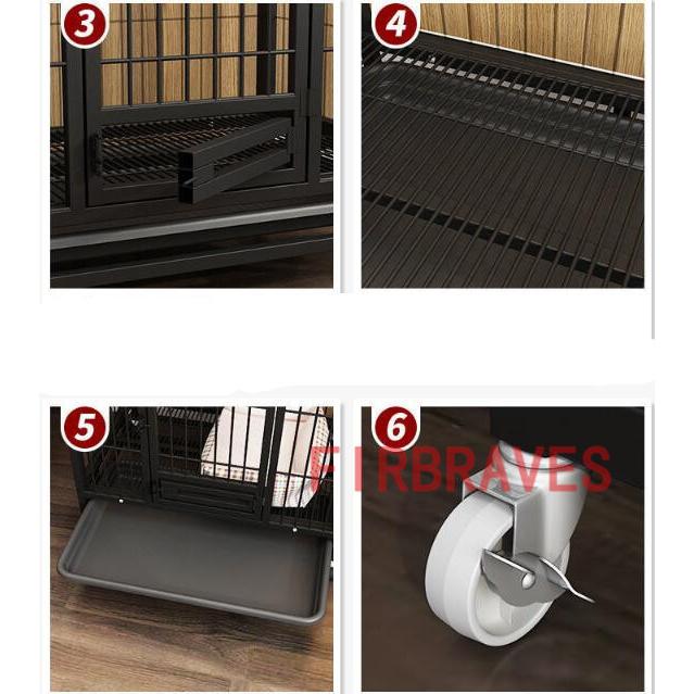 ペットケージ 犬檻 犬小屋 ケージ ペットサークル ドッグケージ ペットフェンス 小型 大型 中型犬用 ペット用品 キャスター付き 