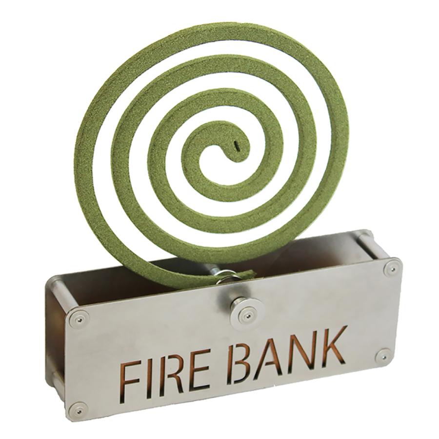 FIRE BANK 蚊取り線香ホルダー 銀船（ぎんふね） おしゃれ かわいい アウトドア キャンプ | 