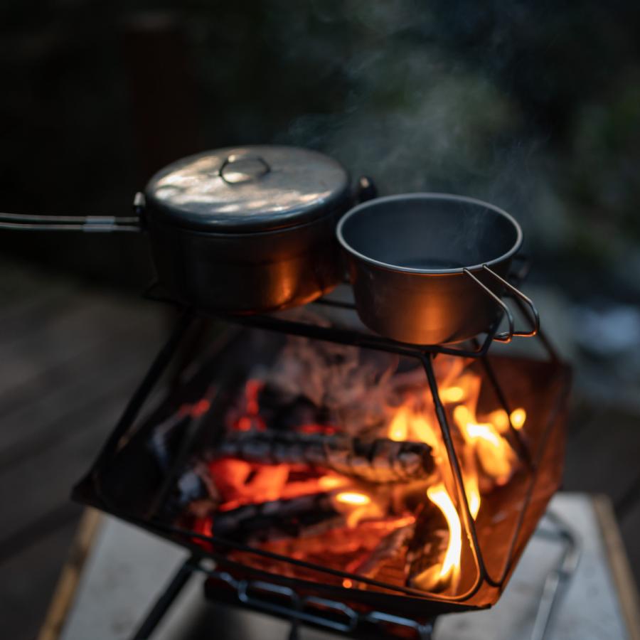 FIRE BANK ロッキーカップ500 直火対応 皿 プレート コップ 鍋 セット スタッキング 重ね 食器 コンパクト 収納 持ち運び ステンレス 軽量 キャンプ アウトドア |  | 05