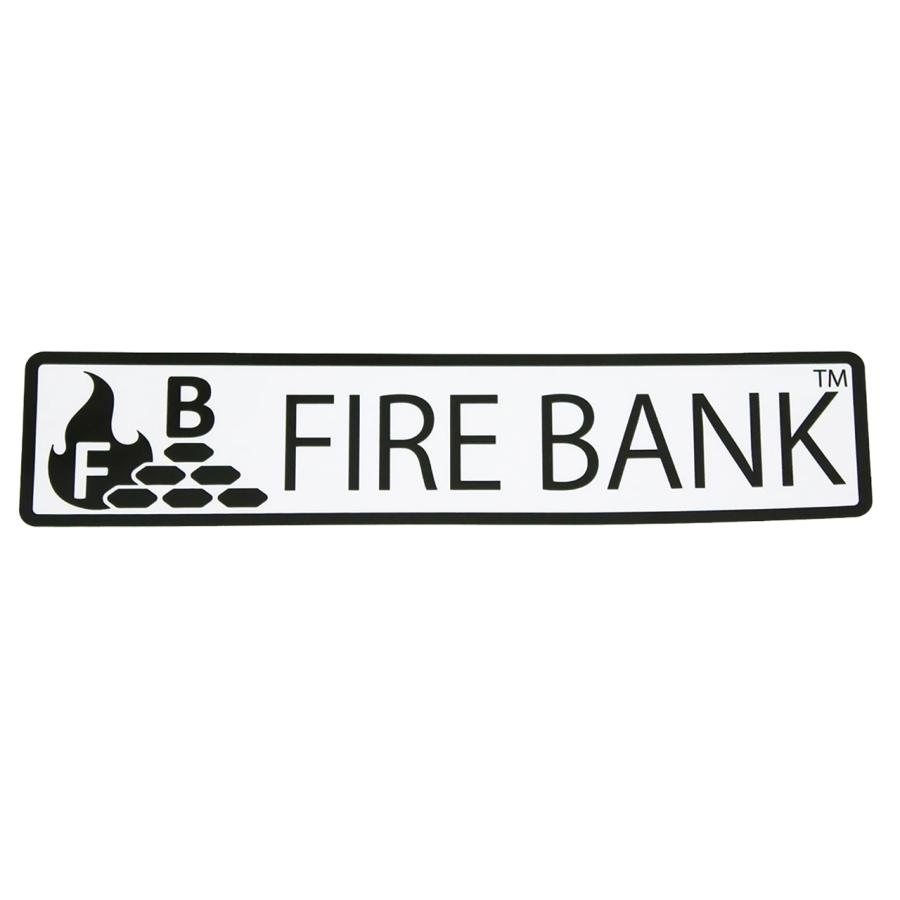 FIRE BANK ロゴステッカー ステッカー キャンプステッカー キャンステ アウトドア | 