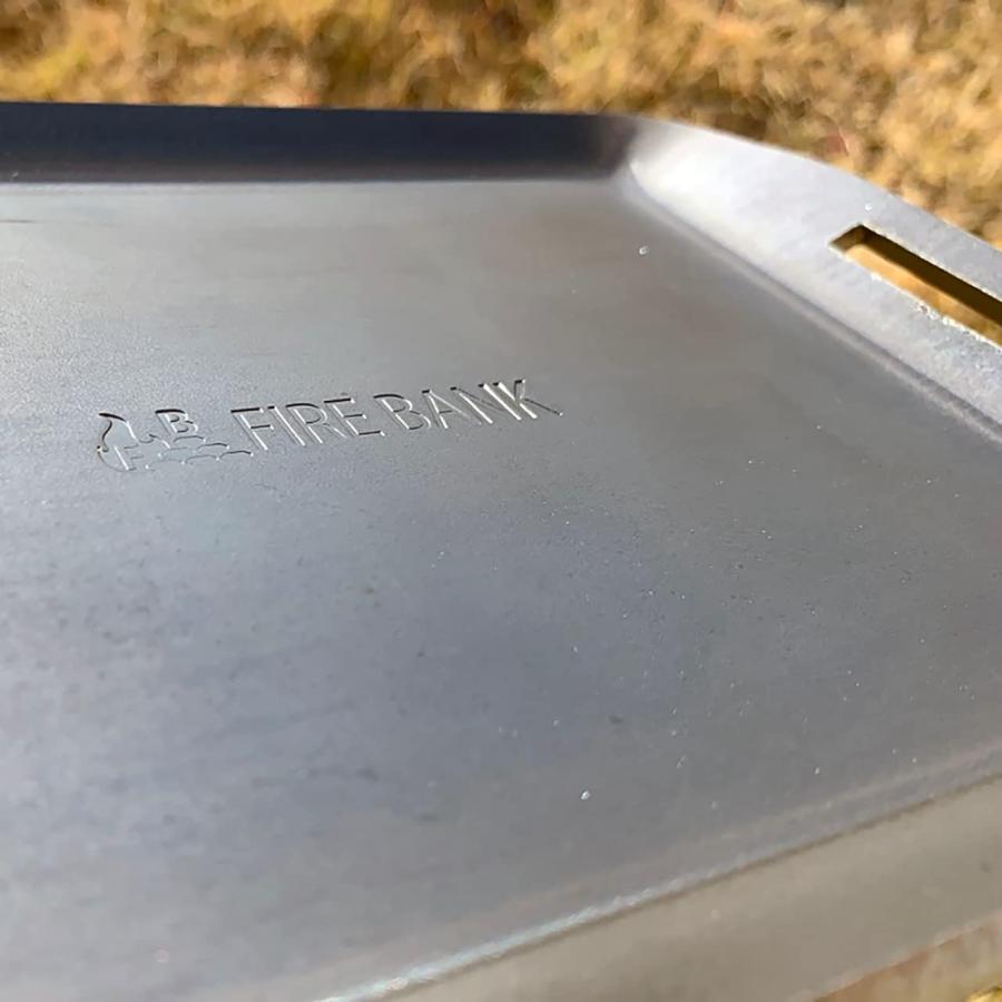FIRE BANK 極厚鉄板角型 黒皮鉄製 ソロキャンプ BBQ 板厚 4.5mm 鉄板 バーベキュー キャンプ アウトドア BBQ 極厚 プレート ソロ 日本製 おすすめ |  | 05